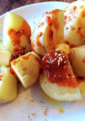 辛旨！豆板醤じゃがバター-レシピのメイン写真