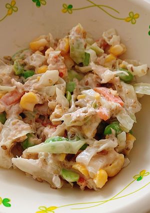 枝豆のマヨネーズサラダ☆給食メニュー-レシピのメイン写真