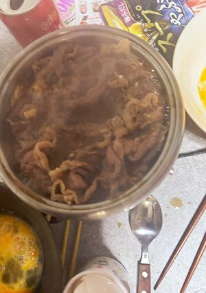 誰でも簡単包丁を使わない　すき焼き風-レシピのメイン写真