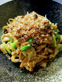 白菜たっぷりレンコン入り焼きうどん-レシピのメイン写真