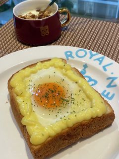 たまごこぼれない エッグトースト-レシピのメイン写真