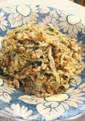 ＜もやしdeダイエット①＞◆もやしとひき肉のチャーハン◆-レシピのメイン写真