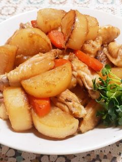 大根とチキンスペアリブの照り煮-レシピのメイン写真
