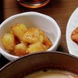 じゃがいもの甘辛胡麻炒め