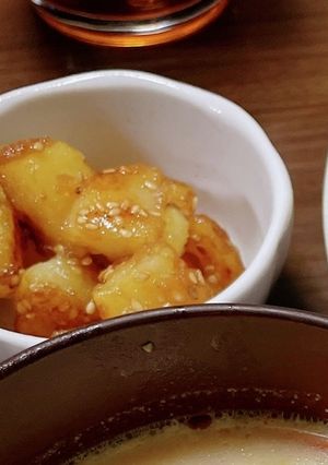 じゃがいもの甘辛胡麻炒め-レシピのメイン写真
