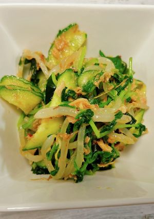 豆苗が好きになる豆苗のツナ和え-レシピのメイン写真