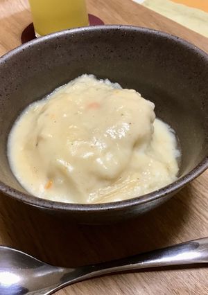 食日記/クリームシチュー丼-レシピのメイン写真