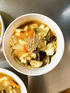 肉無豆腐簡単きな粉甘辛焼き肉味野菜炒め-レシピのメイン写真