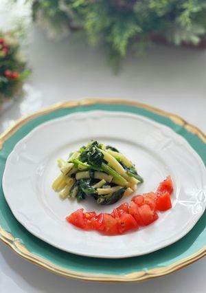 Xmasにホウレン草とマカロニをチーズで-レシピのメイン写真