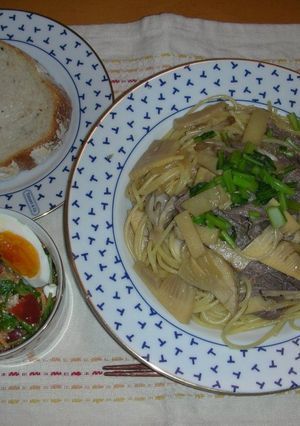 たけのこのパスタ-レシピのメイン写真