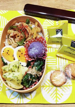 高１！男子弁当！青椒肉絲・のり塩　103-レシピのメイン写真