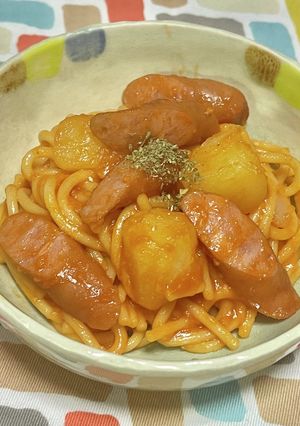 超簡単☆じゃがいもナポリタン♪♪-レシピのメイン写真