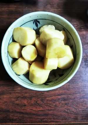 粘り芋のめんつゆソテー-レシピのメイン写真