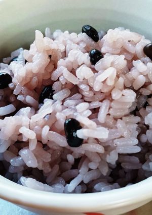 小粒黒豆(黒千石)ご飯-レシピのメイン写真