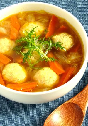 簡単♪大豆ミートでかさまし♪鶏だんご-レシピのメイン写真