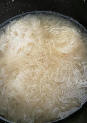 一人暮らしの刺身のツマ味噌汁-レシピのメイン写真
