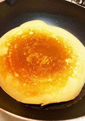 米粉ホエーパンケーキ　でっかいフライパン-レシピのメイン写真