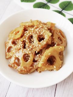 ごまたっぷり☆れんこんのきんぴら-レシピのメイン写真