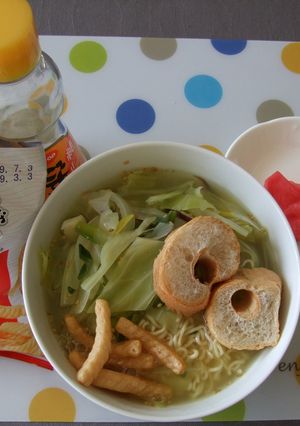 袋ラーメンにいろいろのせてみた。-レシピのメイン写真