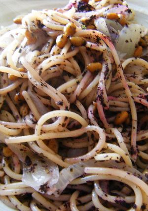 ゆかり納豆パスタ-レシピのメイン写真