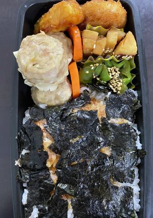 頑張るパパへ㊶焼売のり弁当-レシピのメイン写真