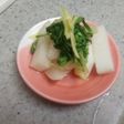 レンジで簡単!かぶと水菜の生姜風煮浸し