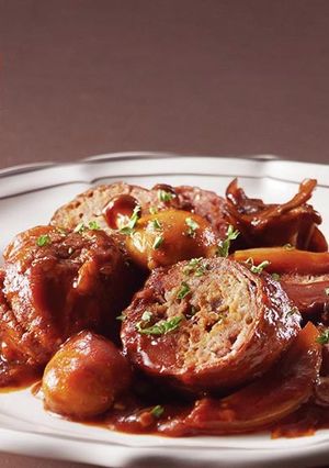 【エスビー食品監修】ロールビーフの狩人風-レシピのメイン写真
