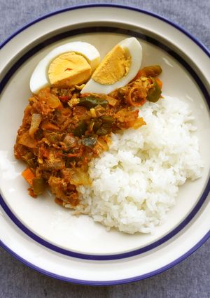 サバ缶のドライカレー-レシピのメイン写真