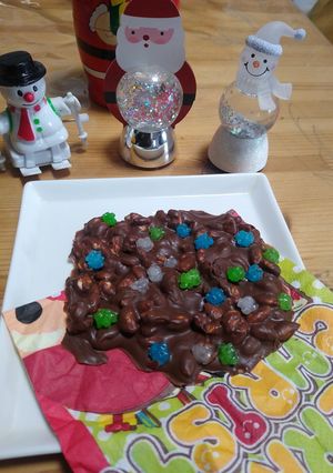 ぽん菓子リメイク星空チョコクランチ-レシピのメイン写真