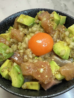 トラウトのポキ丼-レシピのメイン写真