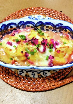 白味噌としば漬けのみるくグラタン-レシピのメイン写真