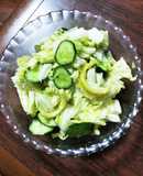 柚子と白菜と胡瓜の白出汁浅漬け