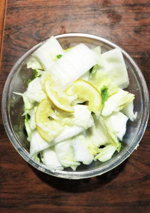 檸檬と白菜の塩もみ漬け-レシピのメイン写真