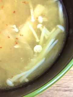 ゆうげの味噌汁/えのきだけと玉ねぎ-レシピのメイン写真