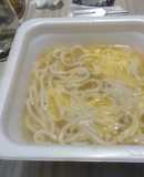レンチンでお手軽うどんV1〜卵とじ