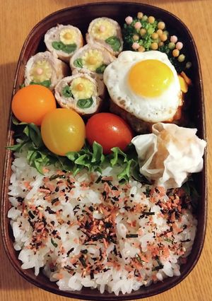 高校生曲げわっぱ弁当2023.12.7-レシピのメイン写真