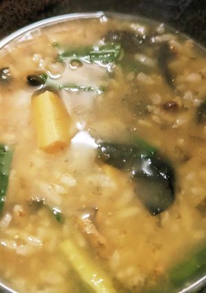 巻き寿司の残りでカレー雑炊-レシピのメイン写真