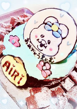キャラチョコケーキ　んぽちゃむ-レシピのメイン写真