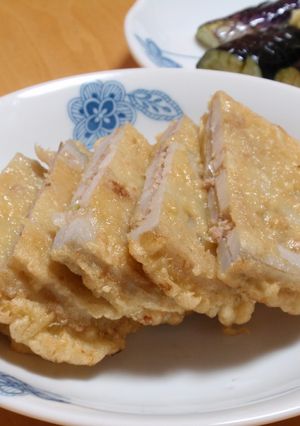 あっさりレンコンのはさみ揚げ-レシピのメイン写真
