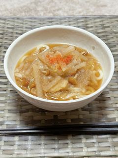 なめこのみぞれうどん-レシピのメイン写真