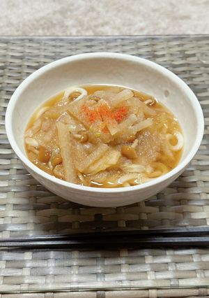 なめこのみぞれうどん-レシピのメイン写真