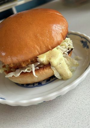 シーフードミックスで作るカツバーガー-レシピのメイン写真