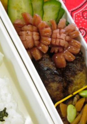 お弁当に！ひまわりウインナー♪-レシピのメイン写真