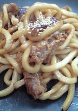 びっくり！アツアツ焼ききつねうどん！-レシピのメイン写真