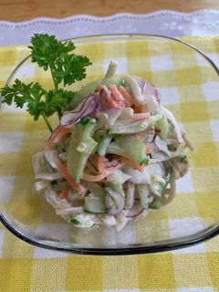 紫玉ねぎとごぼうのサラダ♪-レシピのメイン写真