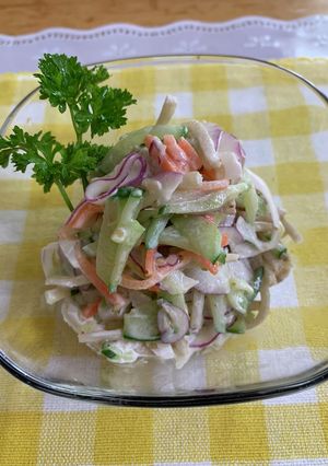 紫玉ねぎとごぼうのサラダ♪-レシピのメイン写真