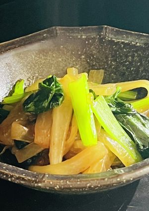 大根と小松菜をオイスターソースで万能菜-レシピのメイン写真