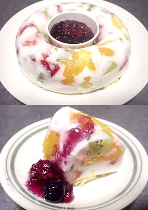 牛乳寒天フルーツパラダイス-レシピのメイン写真