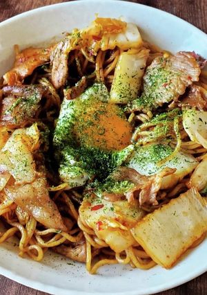 豚キム焼きそば-レシピのメイン写真