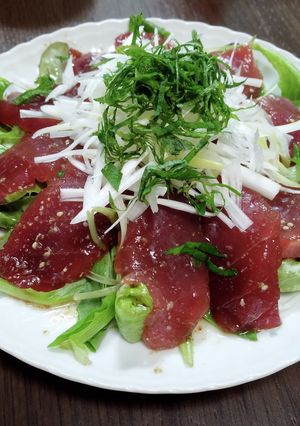 まぐろの和風カルパッチョ-レシピのメイン写真